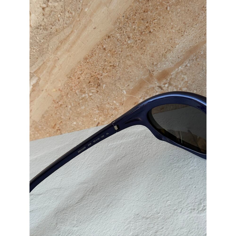 NEW Balenciaga BB0229S Bat Sunglasses in Metallic Blue $605 - Picture 8 of 8